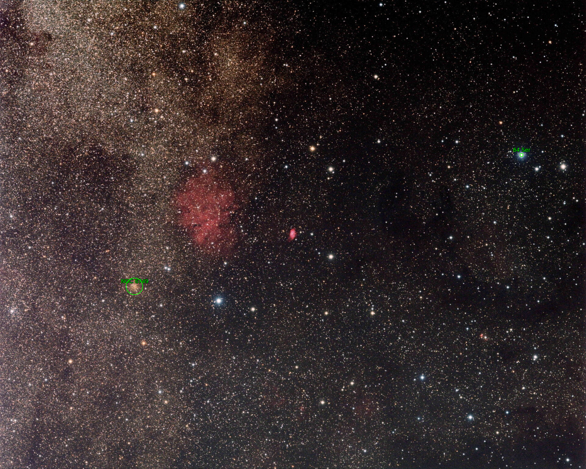 Sternkarten-Overlay (Astrometry.net)