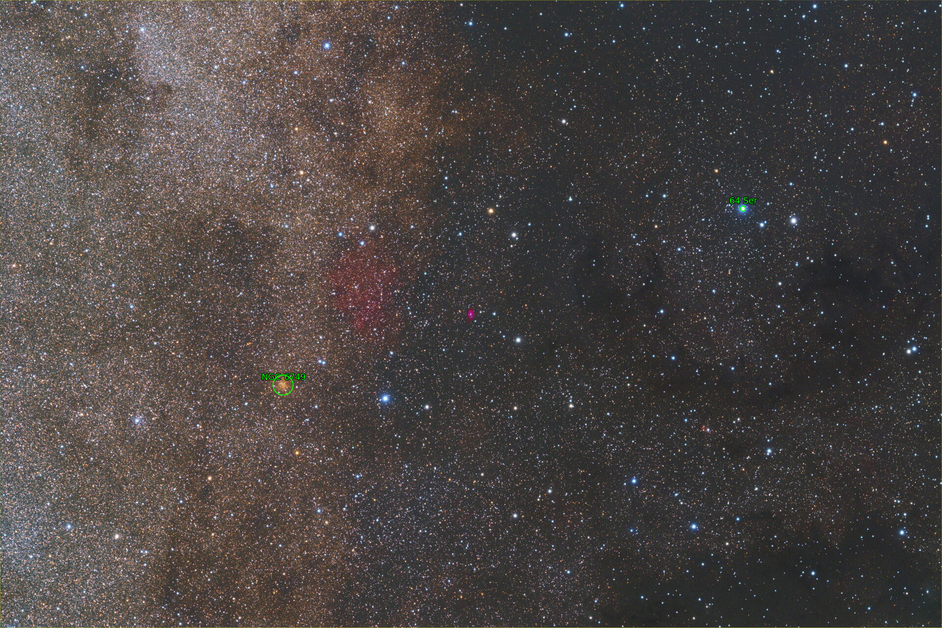 Sternkarten-Overlay (Astrometry.net)