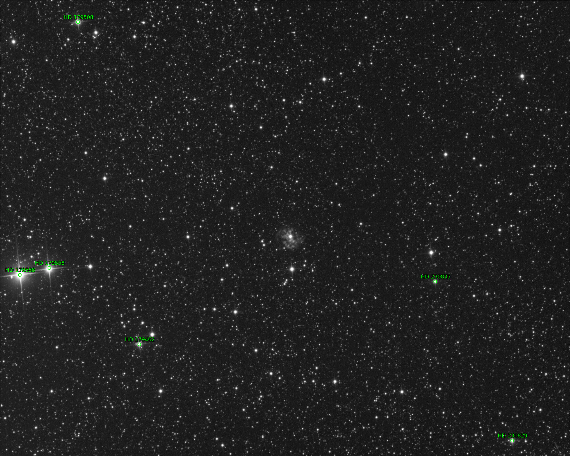 Sternkarten-Overlay (Astrometry.net)