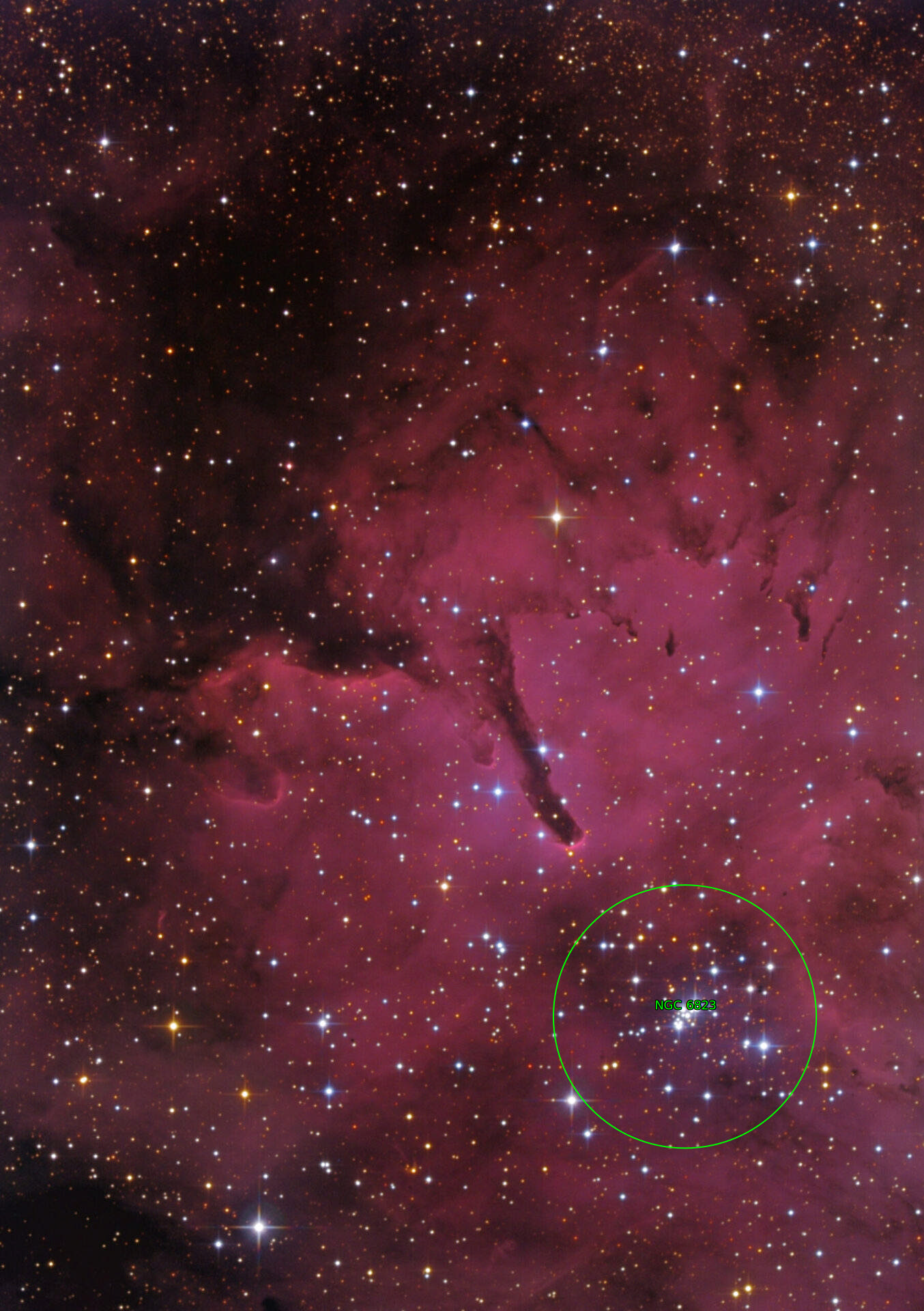 Sternkarten-Overlay (Astrometry.net)
