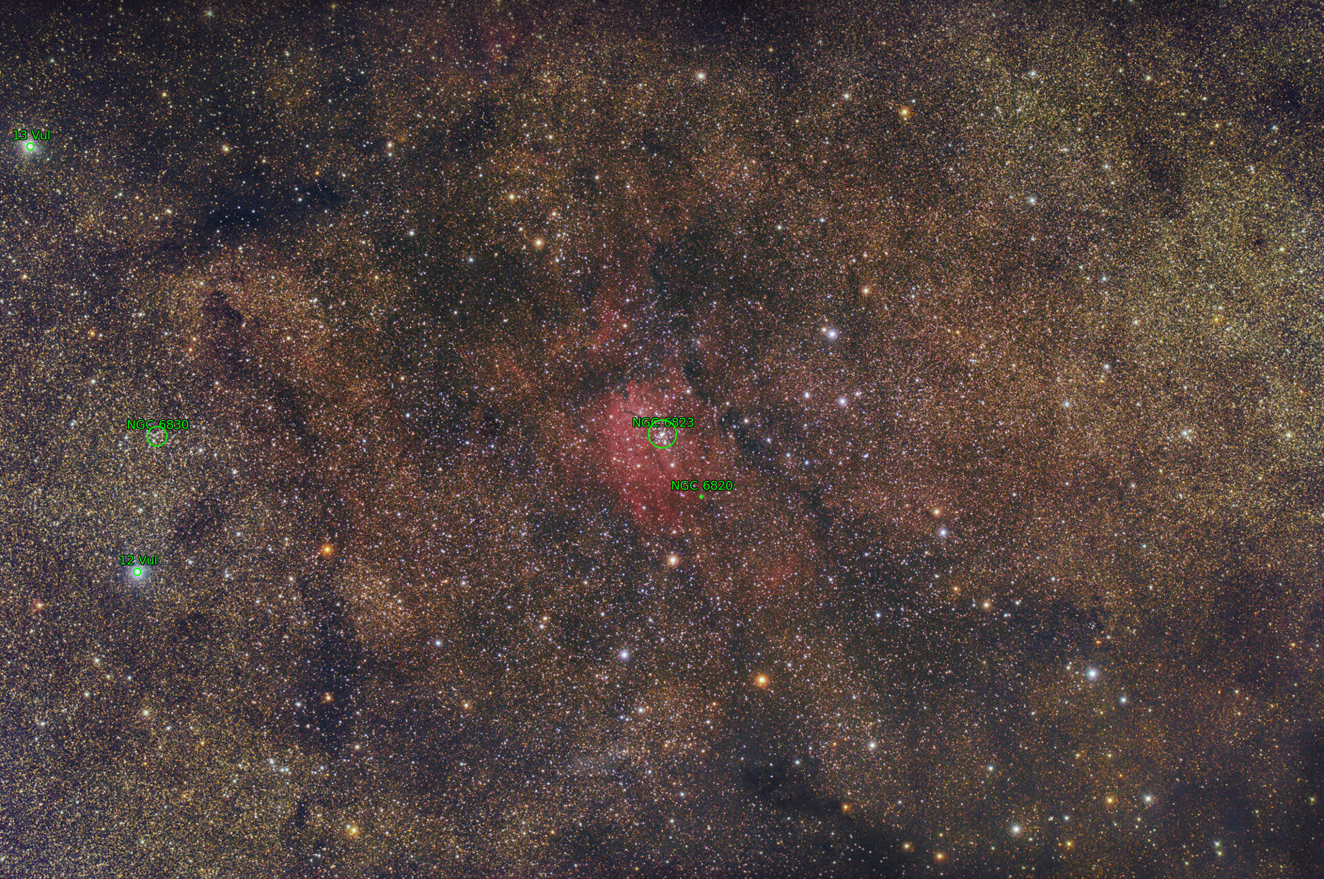 Sternkarten-Overlay (Astrometry.net)