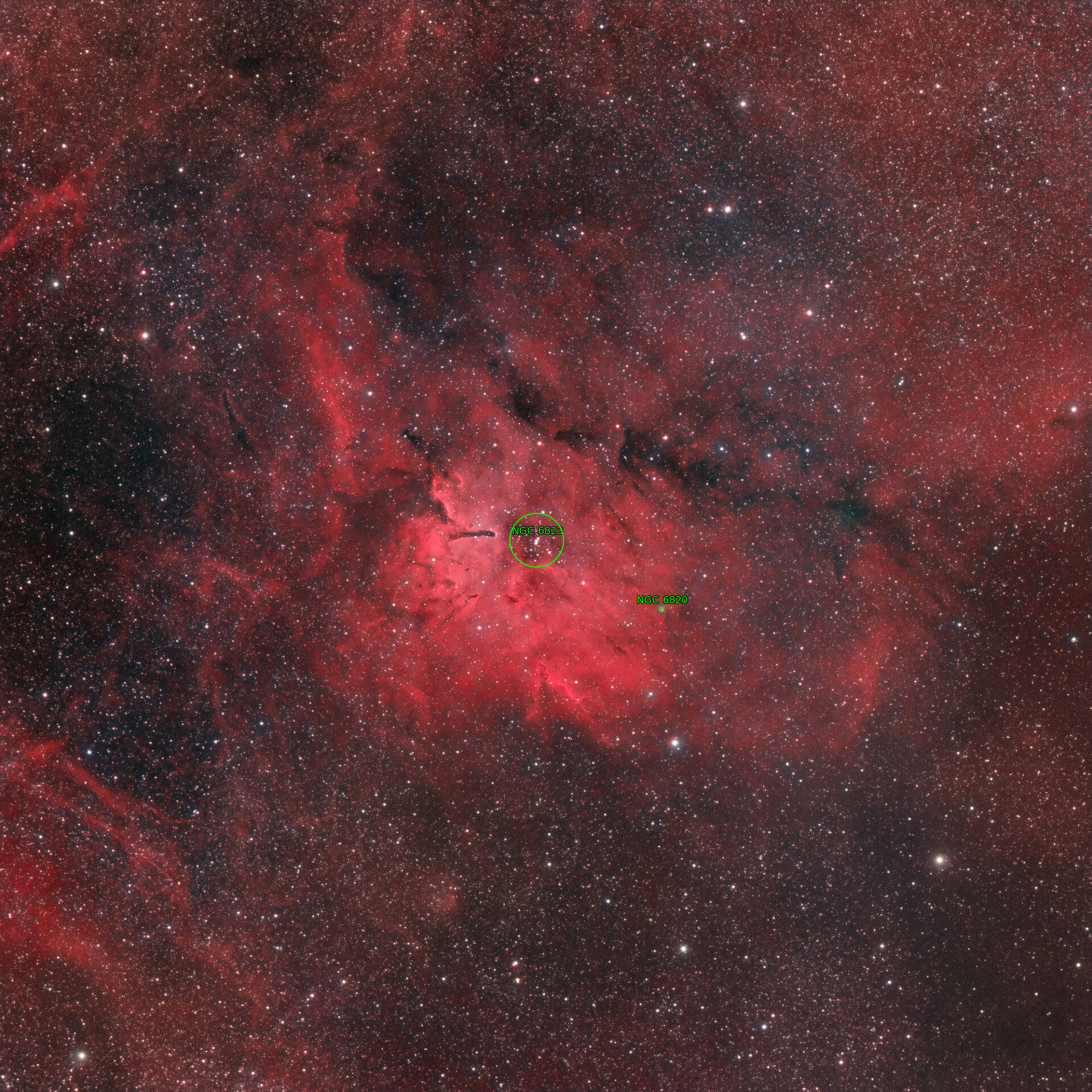 Sternkarten-Overlay (Astrometry.net)