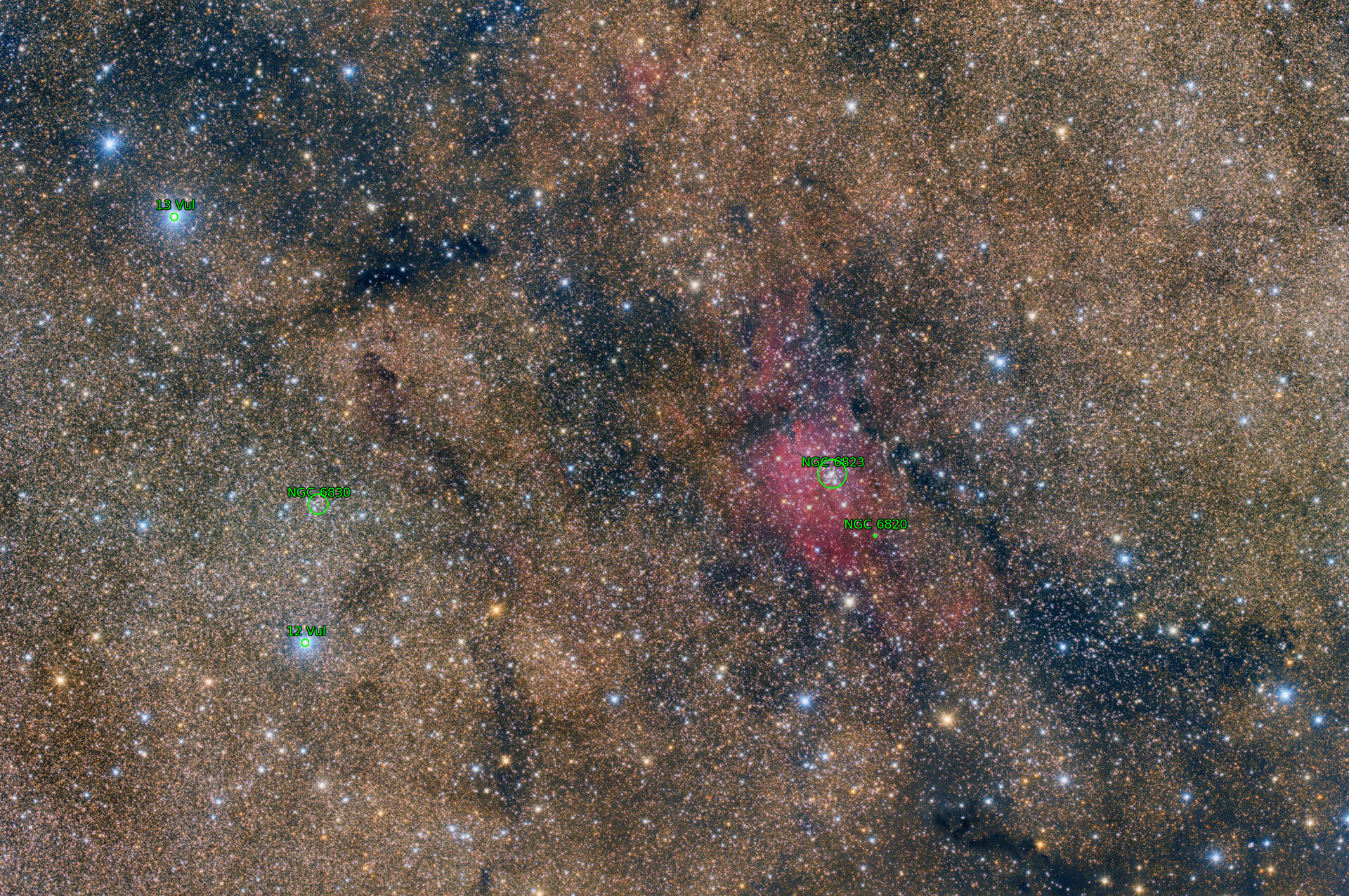 Sternkarten-Overlay (Astrometry.net)