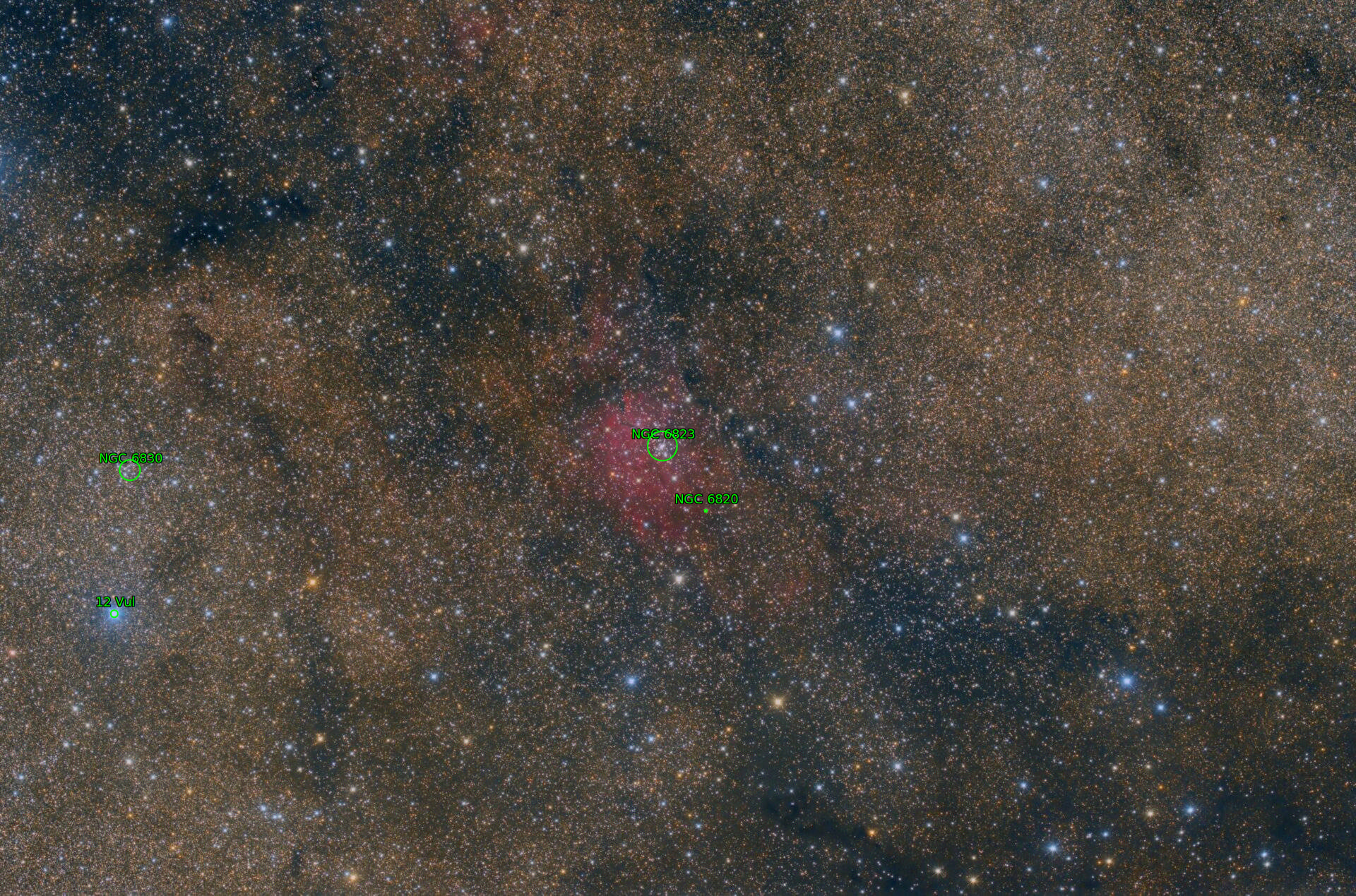 Sternkarten-Overlay (Astrometry.net)