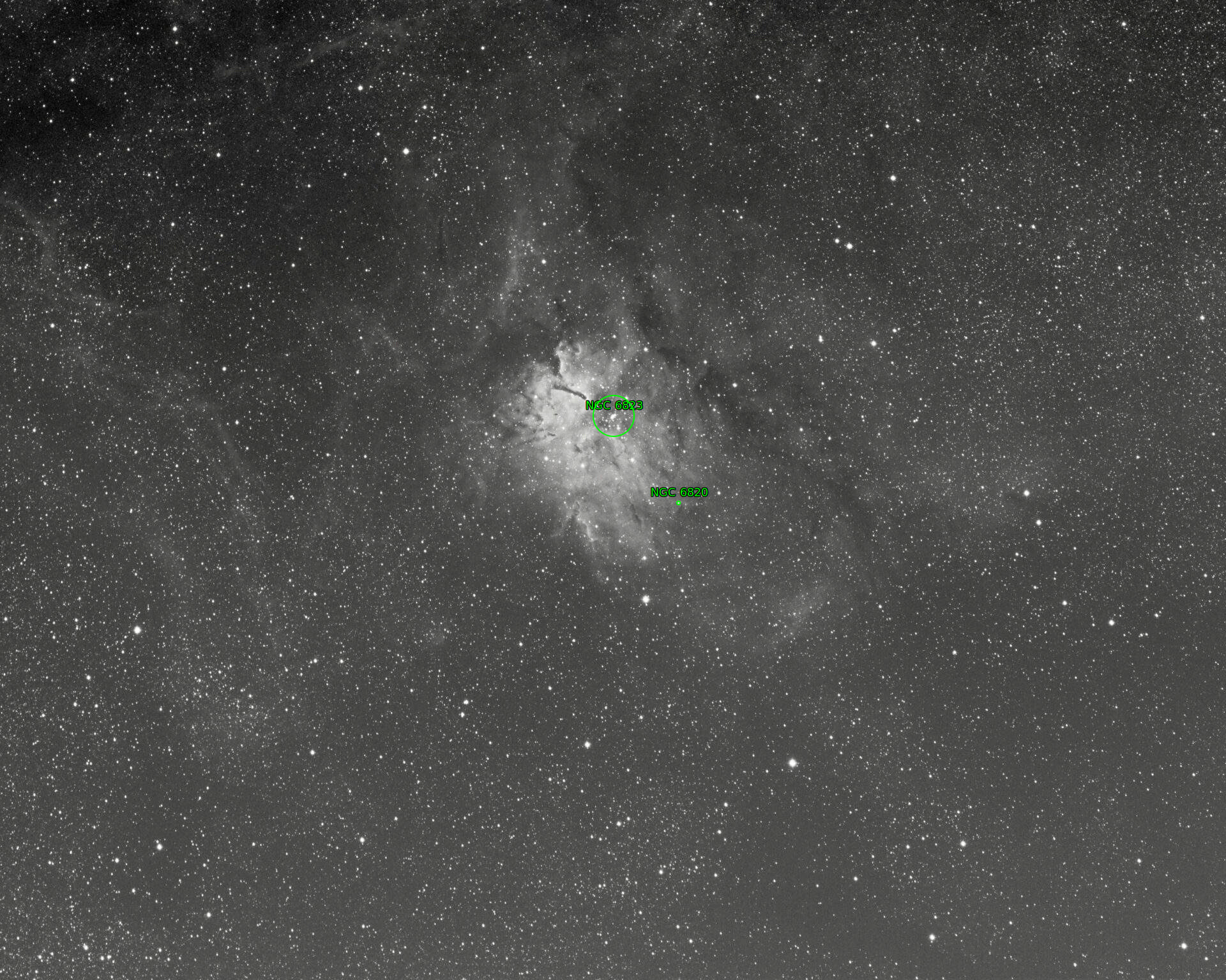 Sternkarten-Overlay (Astrometry.net)