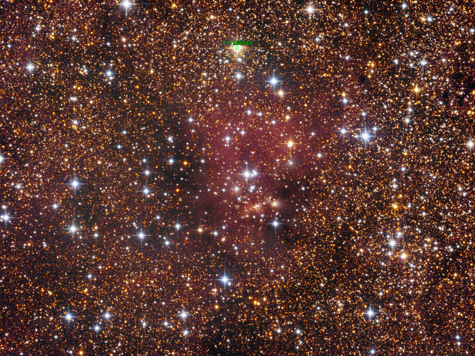 Sternkarten-Overlay (Astrometry.net)