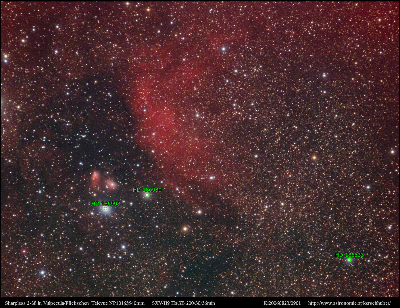 Sternkarten-Overlay (Astrometry.net)