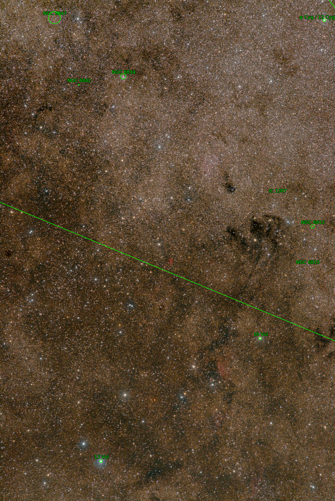 Sternkarten-Overlay (Astrometry.net)