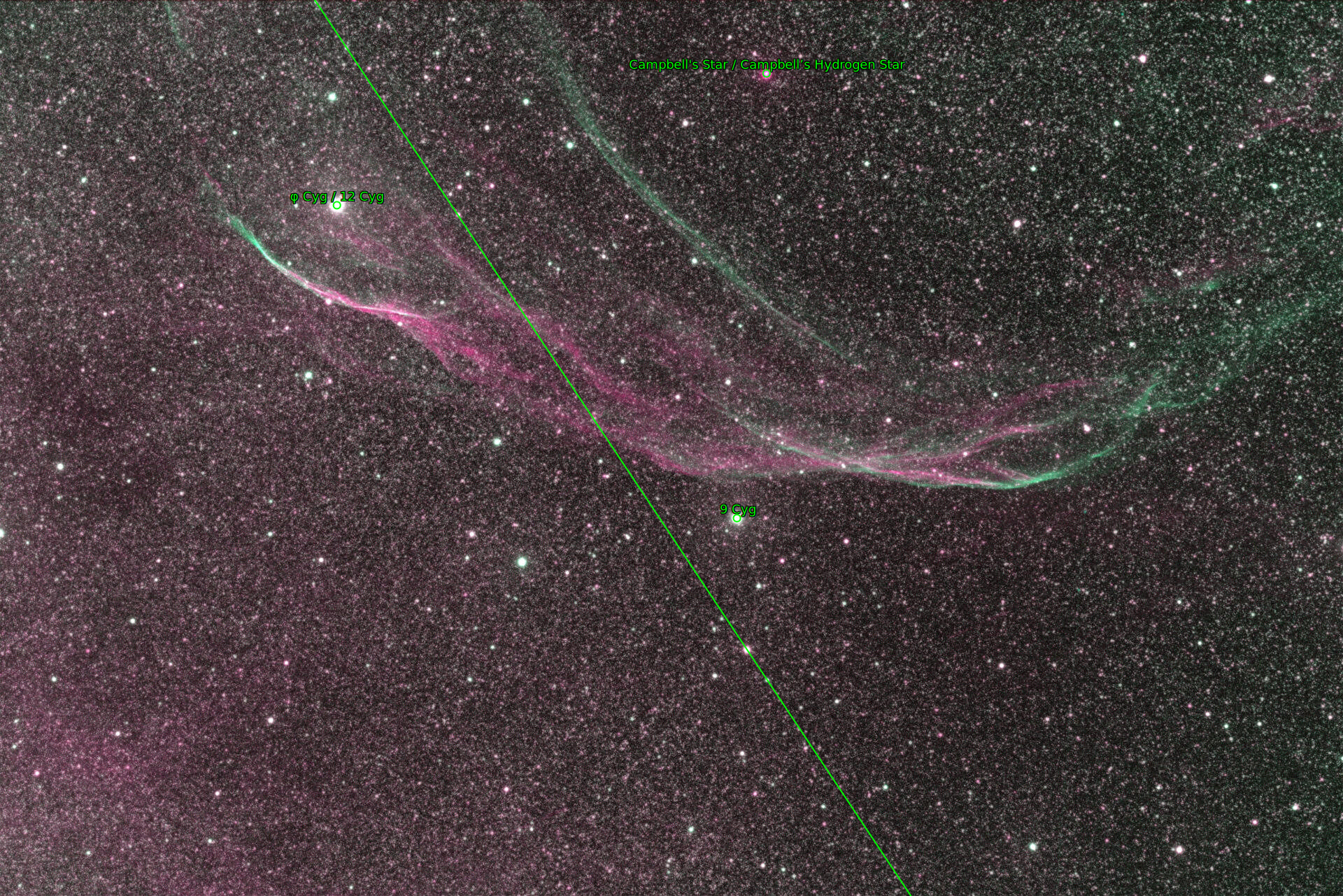 Sternkarten-Overlay (Astrometry.net)