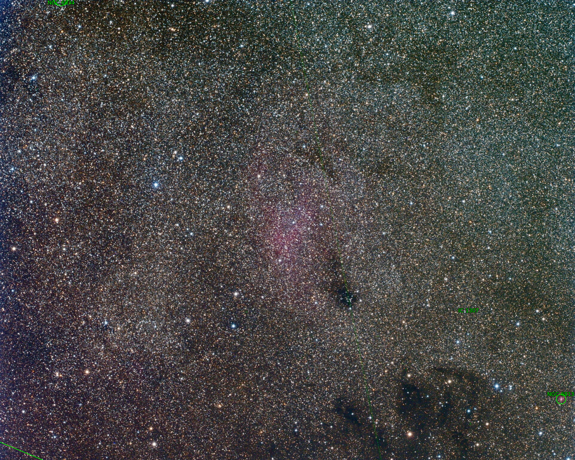 Sternkarten-Overlay (Astrometry.net)