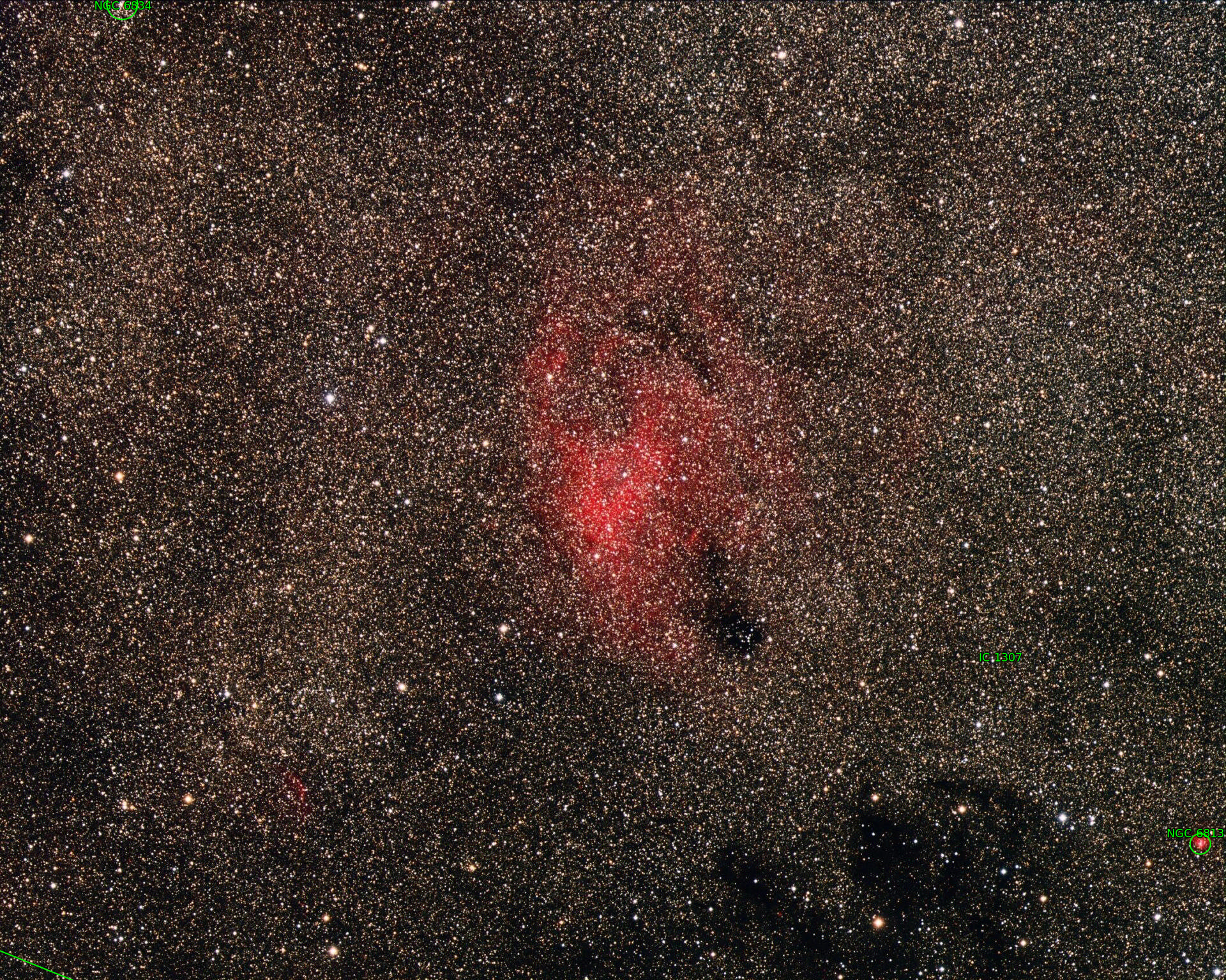 Sternkarten-Overlay (Astrometry.net)