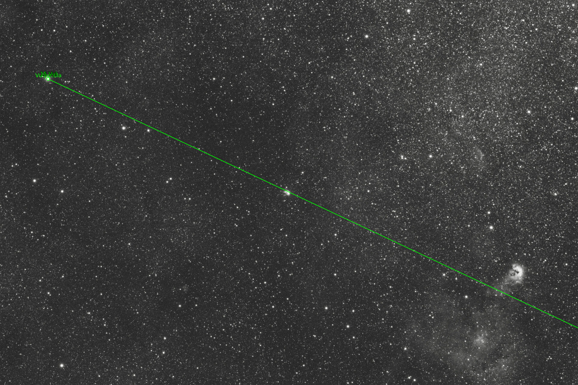 Sternkarten-Overlay (Astrometry.net)