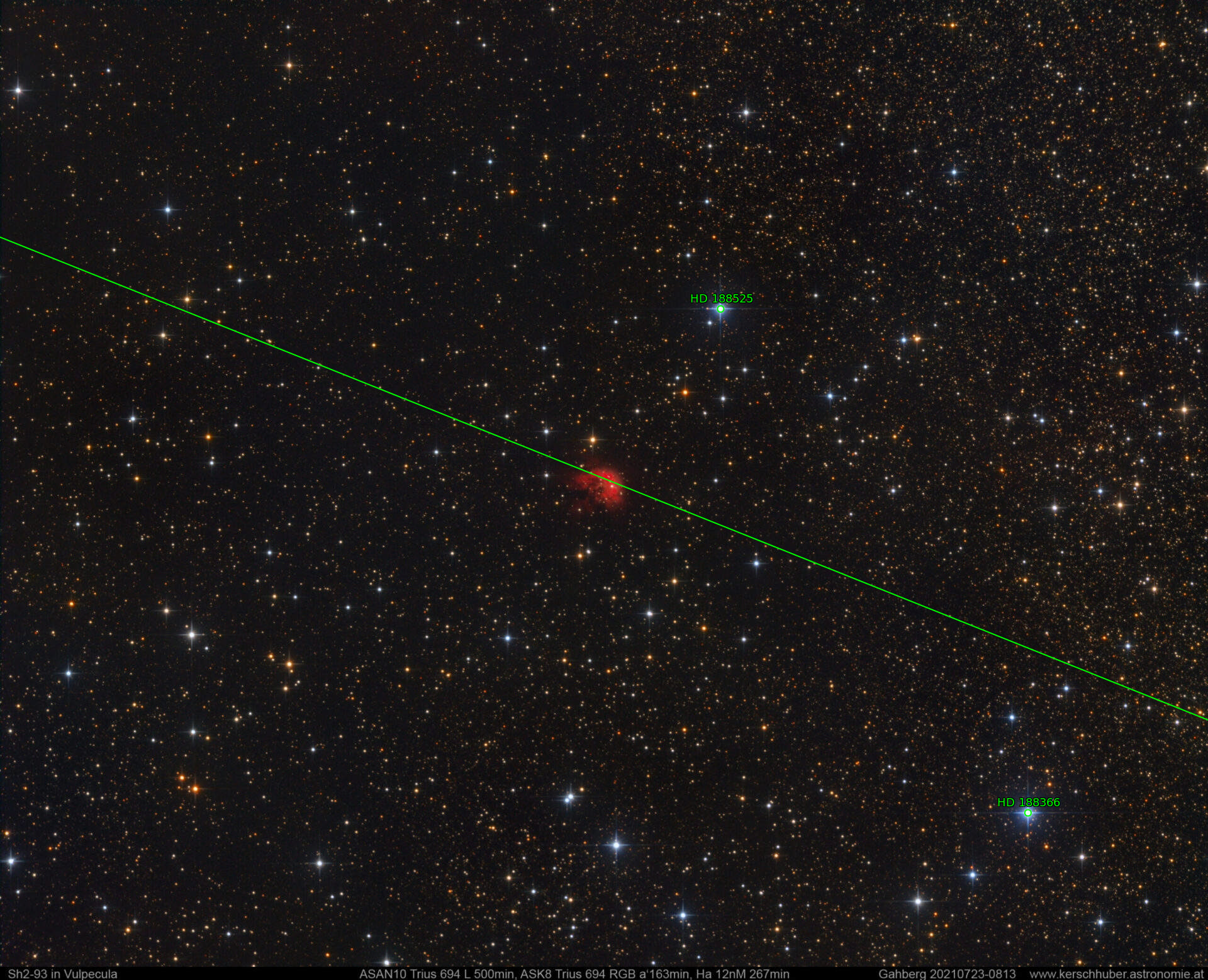 Sternkarten-Overlay (Astrometry.net)