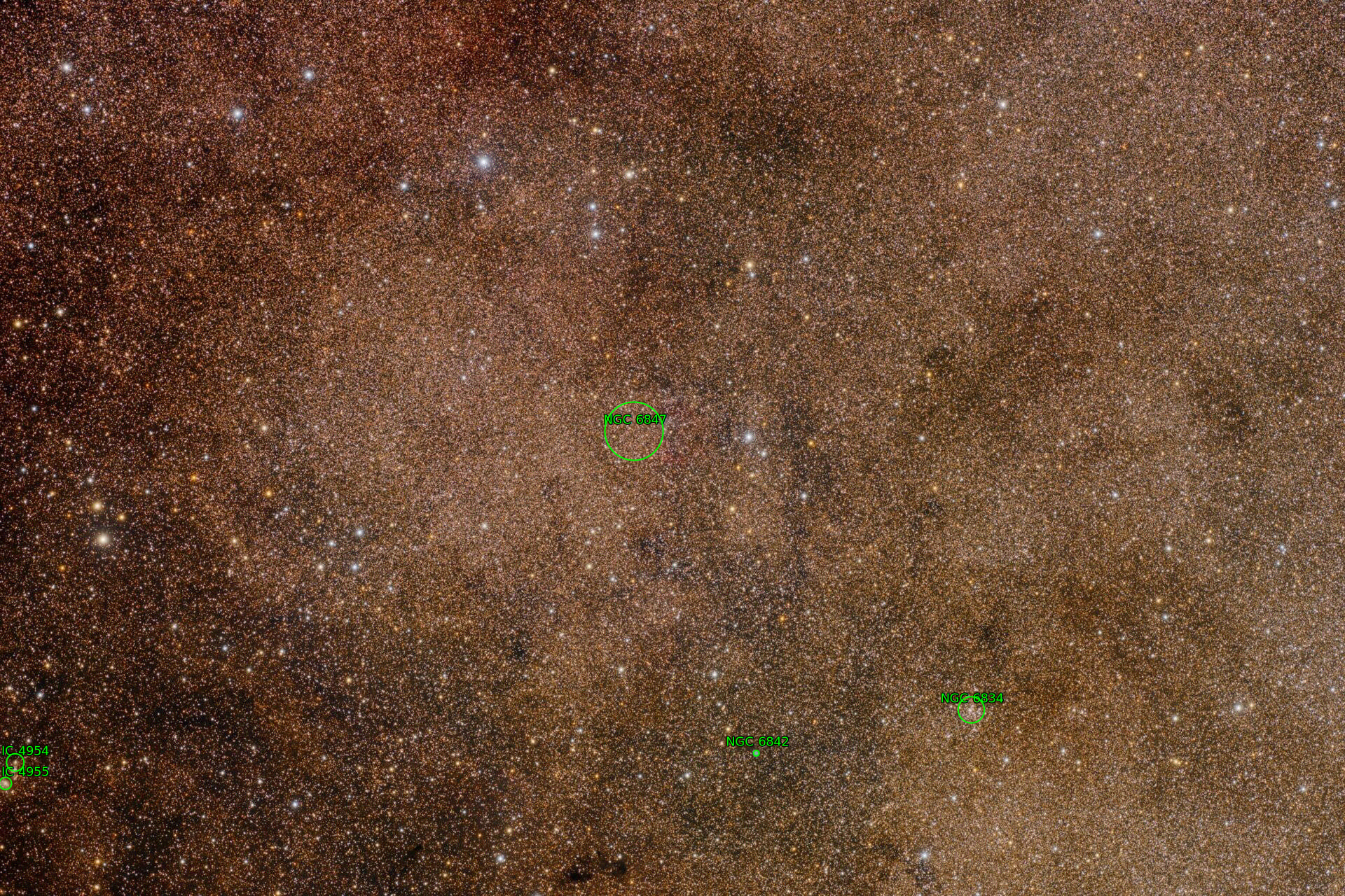 Sternkarten-Overlay (Astrometry.net)