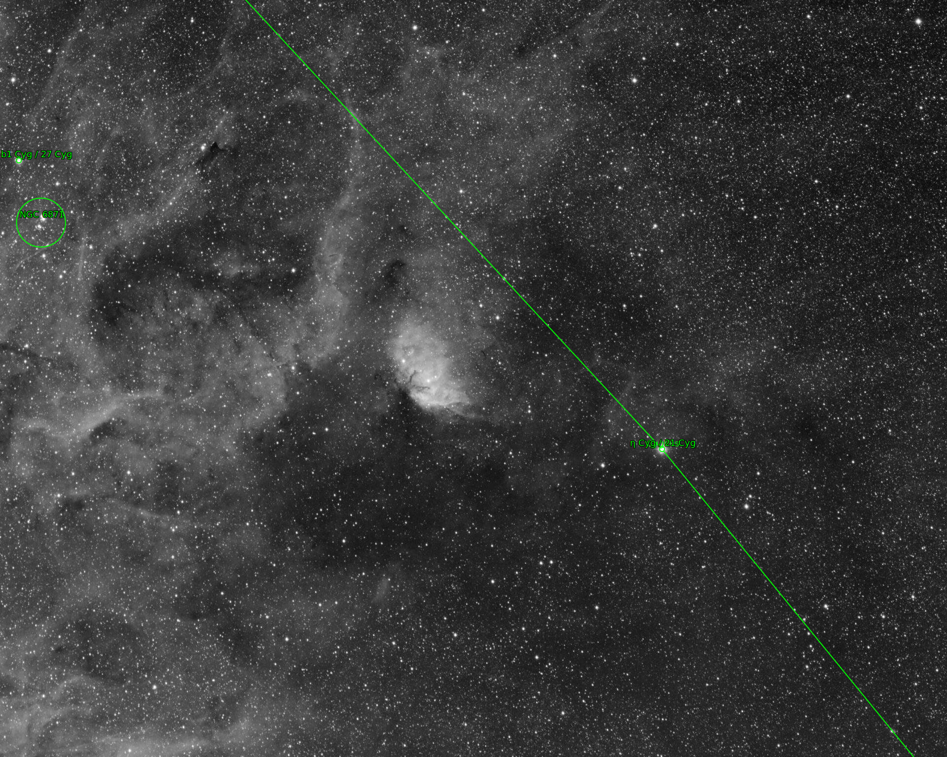 Sternkarten-Overlay (Astrometry.net)