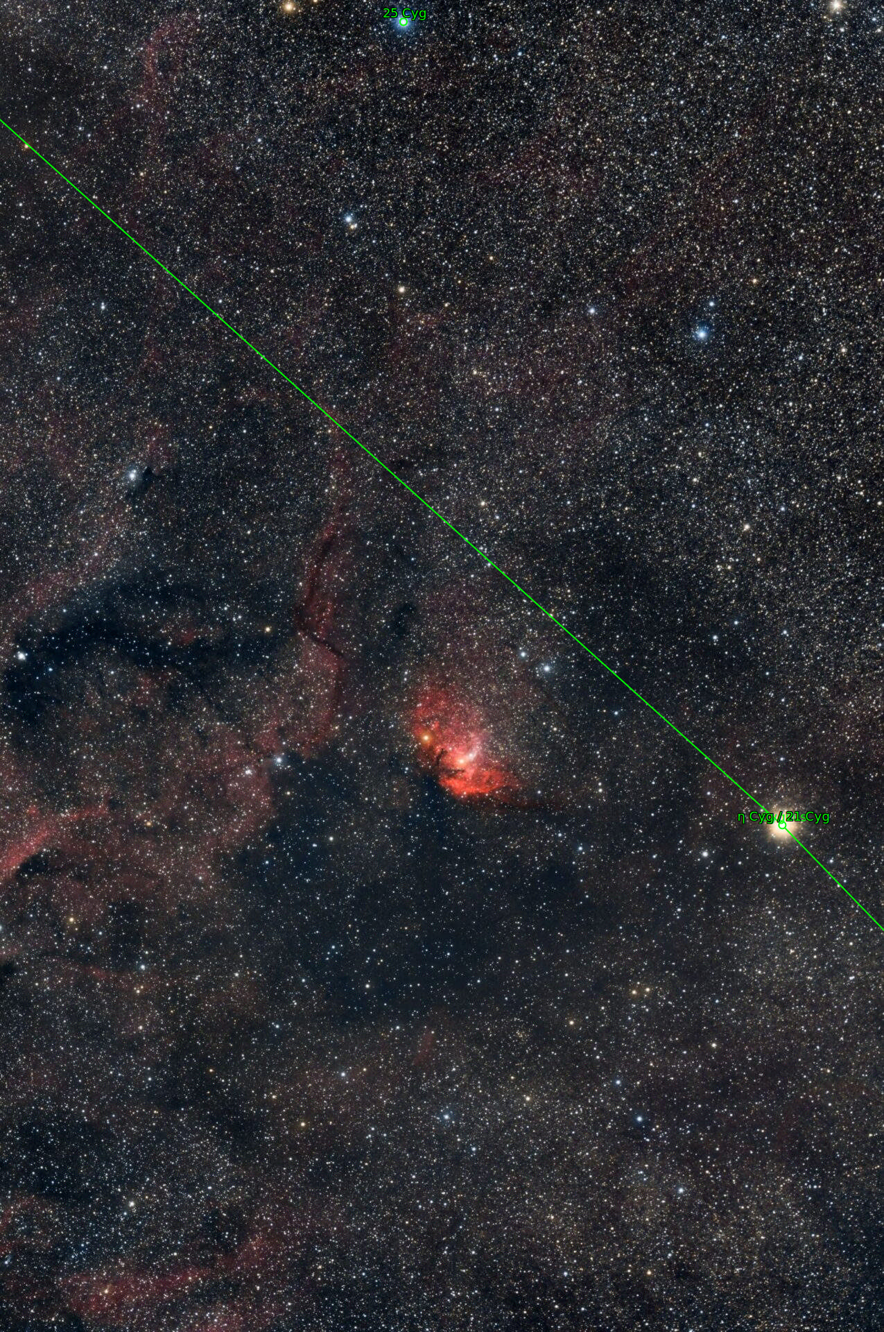 Sternkarten-Overlay (Astrometry.net)