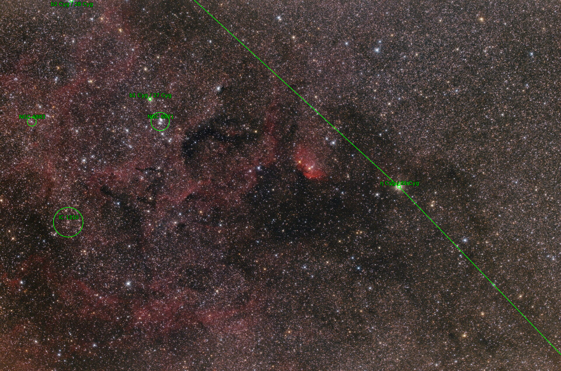 Sternkarten-Overlay (Astrometry.net)