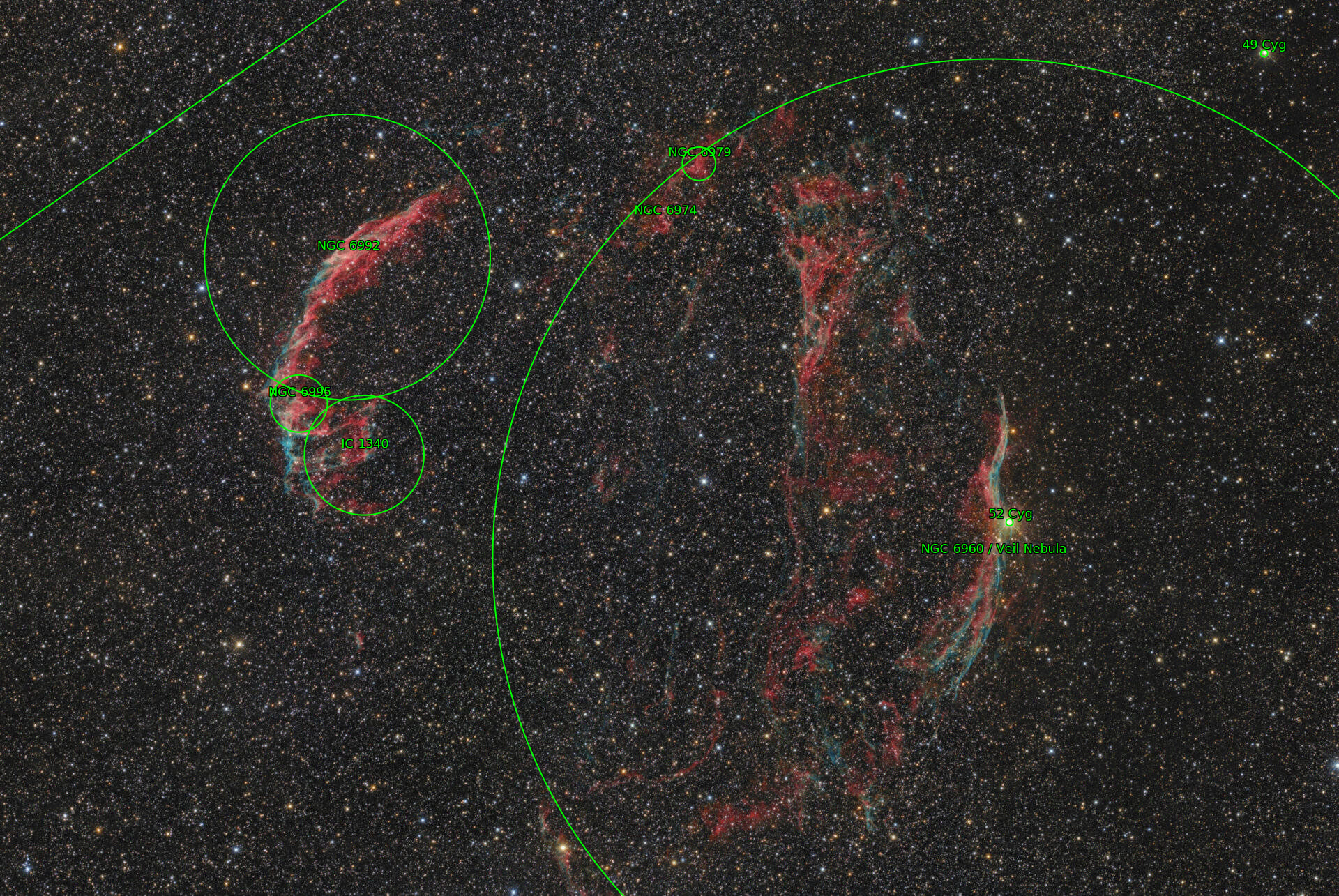 Sternkarten-Overlay (Astrometry.net)