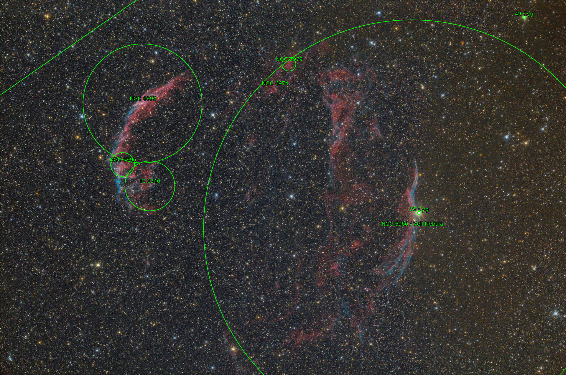 Sternkarten-Overlay (Astrometry.net)