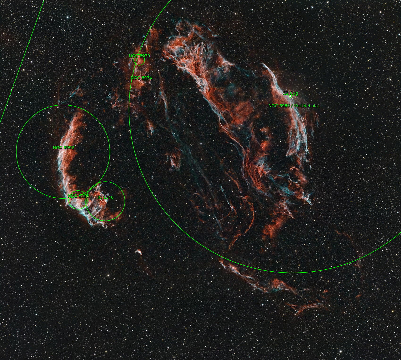 Sternkarten-Overlay (Astrometry.net)