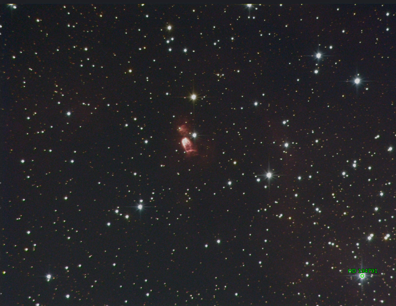 Sternkarten-Overlay (Astrometry.net)