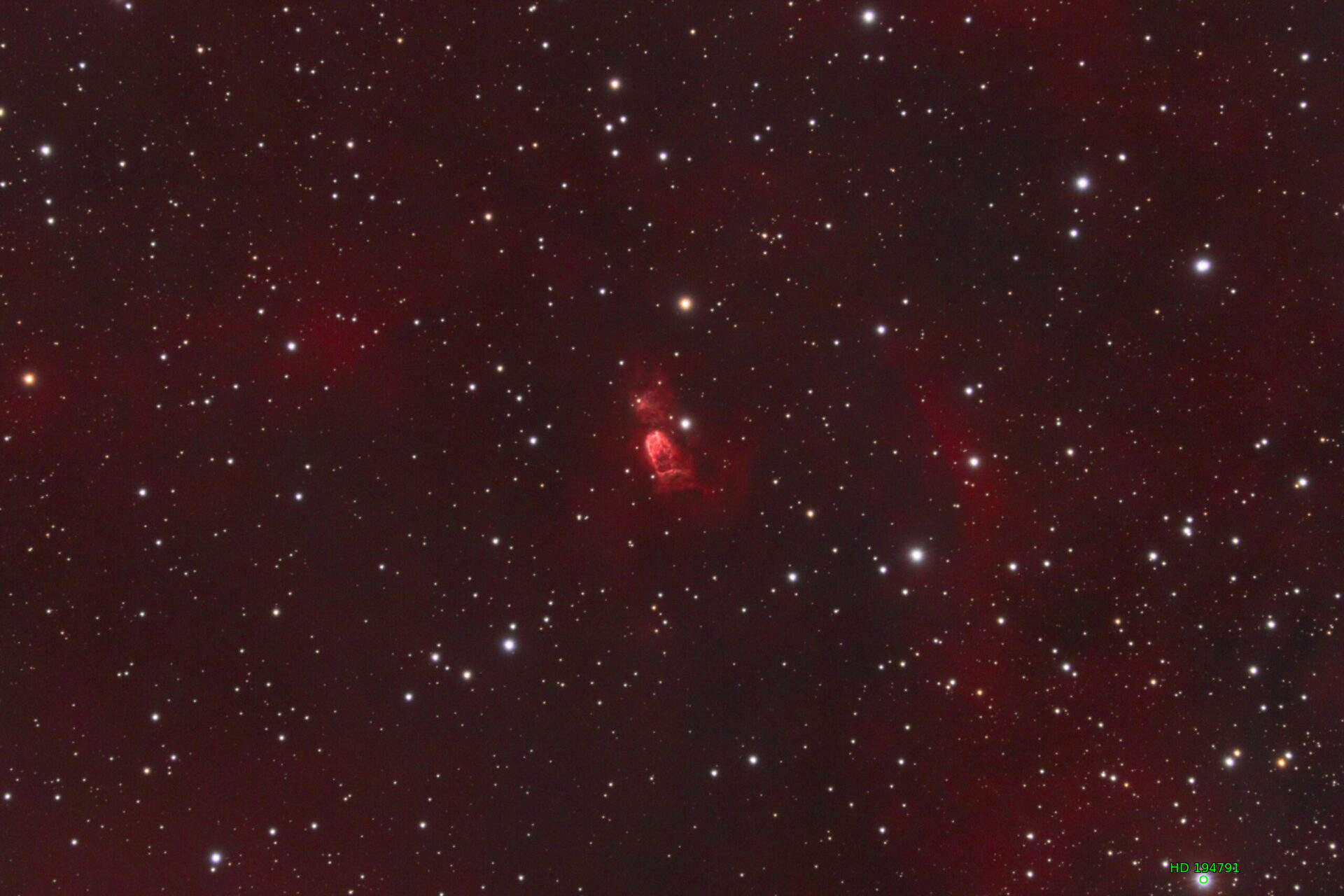 Sternkarten-Overlay (Astrometry.net)