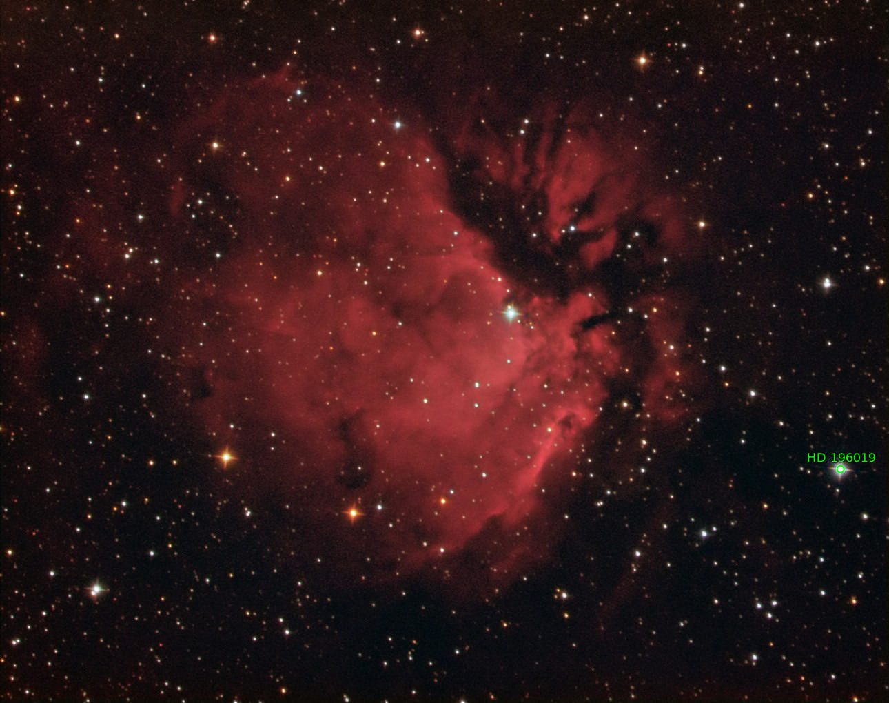 Sternkarten-Overlay (Astrometry.net)