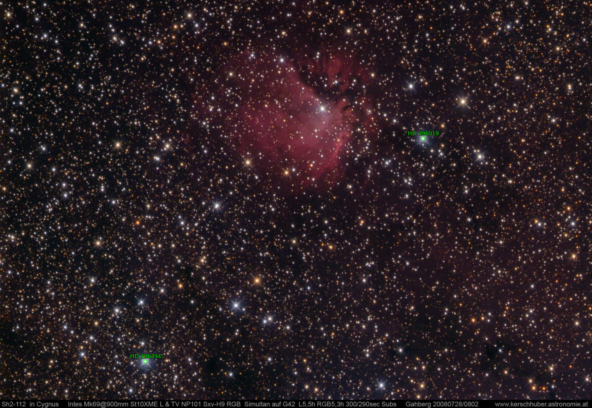 Sternkarten-Overlay (Astrometry.net)