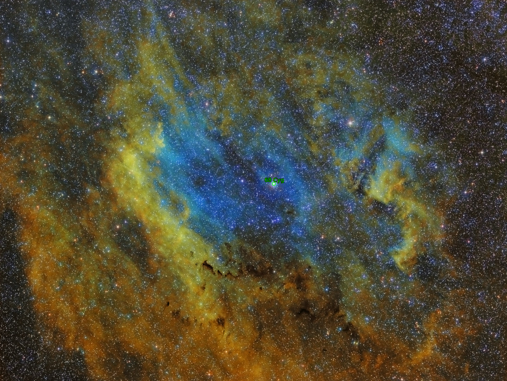 Sternkarten-Overlay (Astrometry.net)