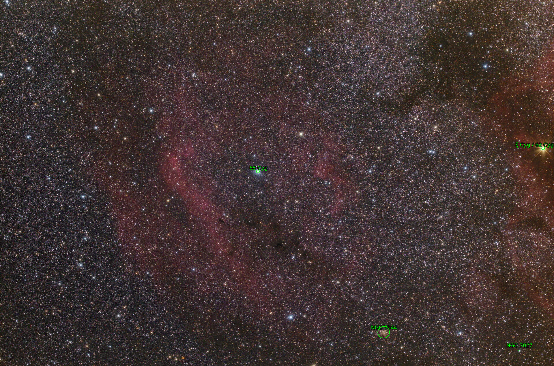Sternkarten-Overlay (Astrometry.net)