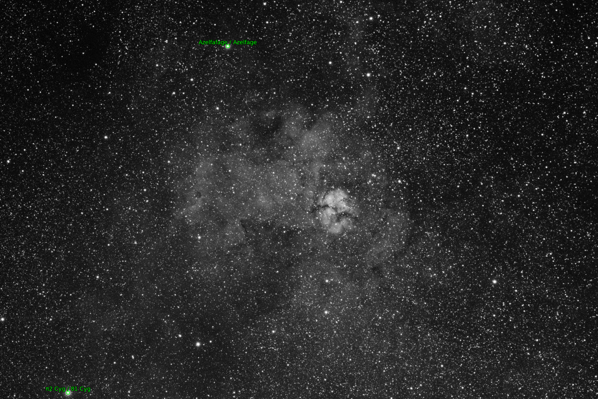 Sternkarten-Overlay (Astrometry.net)