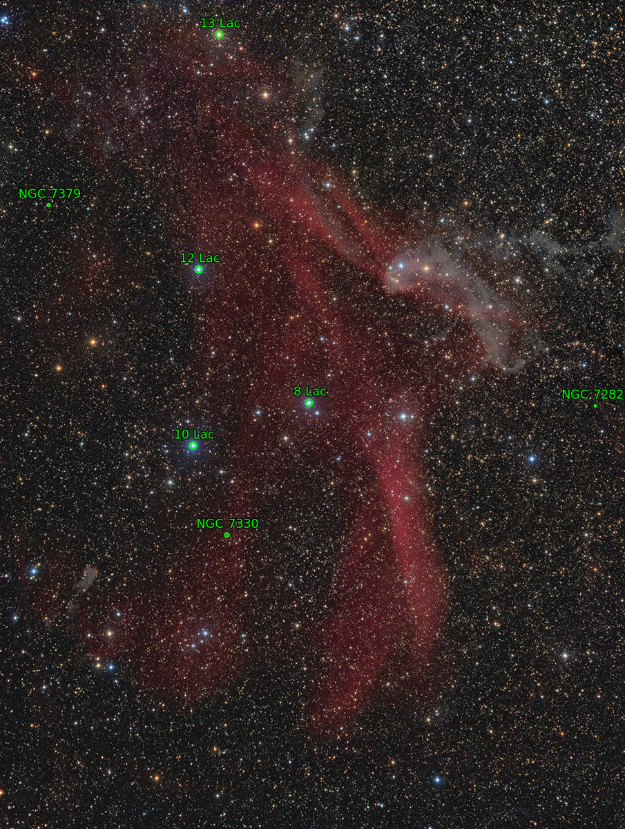 Sternkarten-Overlay (Astrometry.net)