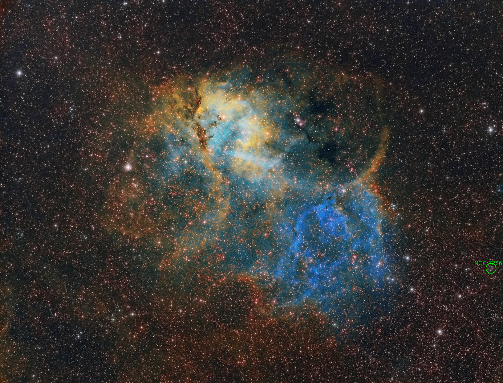 Sternkarten-Overlay (Astrometry.net)