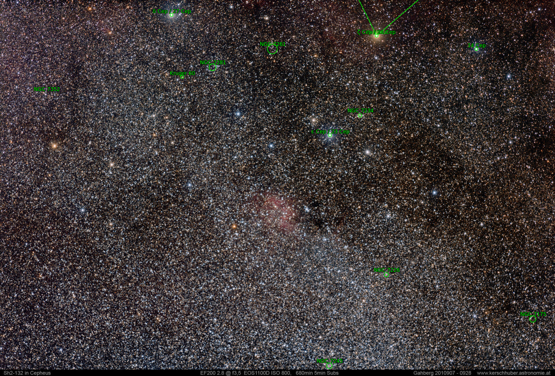 Sternkarten-Overlay (Astrometry.net)