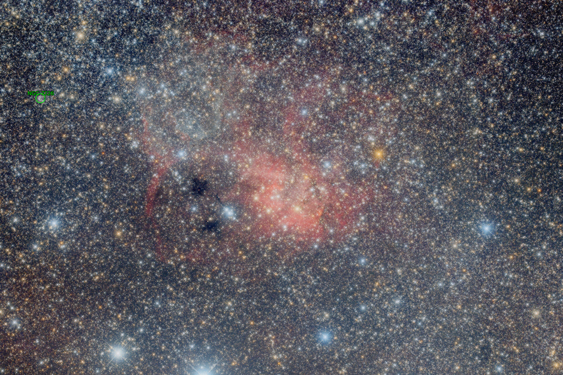 Sternkarten-Overlay (Astrometry.net)