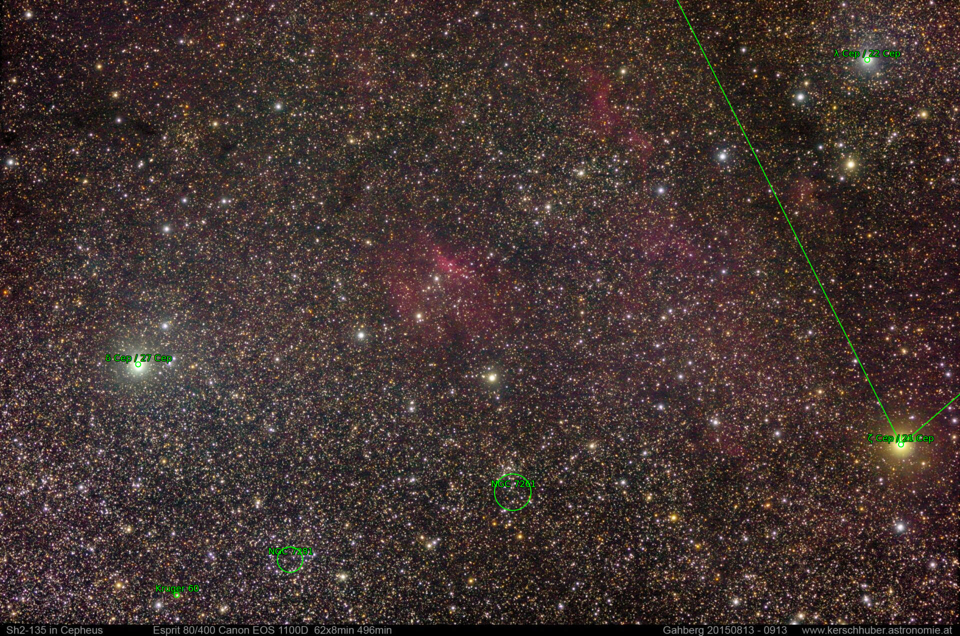 Sternkarten-Overlay (Astrometry.net)