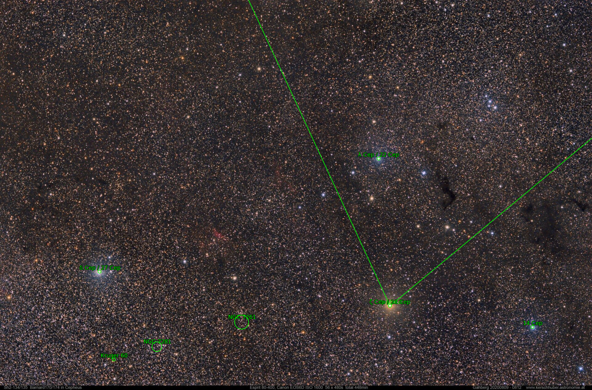 Sternkarten-Overlay (Astrometry.net)