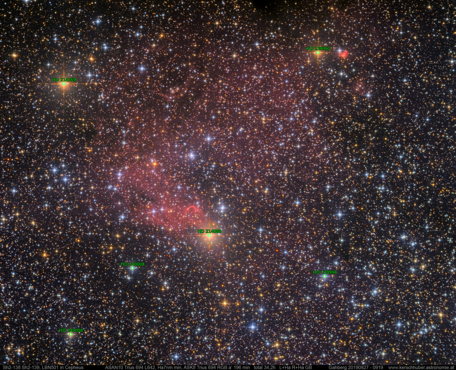 Sternkarten-Overlay (Astrometry.net)