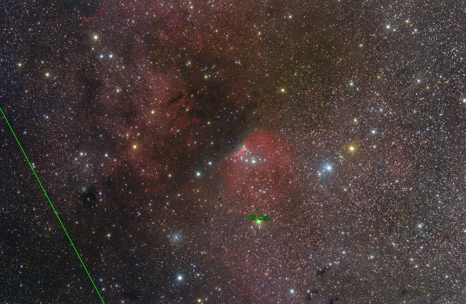Sternkarten-Overlay (Astrometry.net)