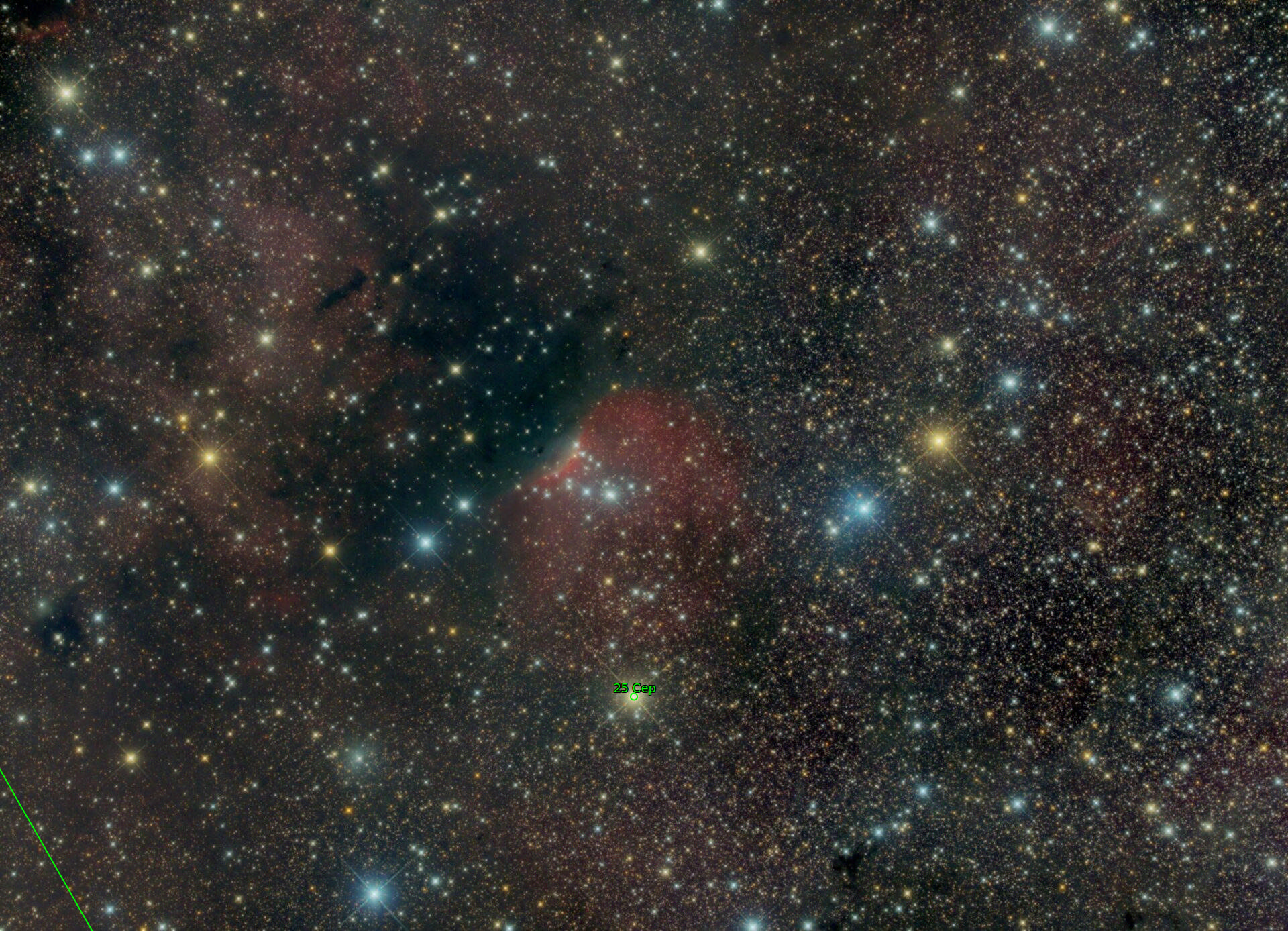 Sternkarten-Overlay (Astrometry.net)