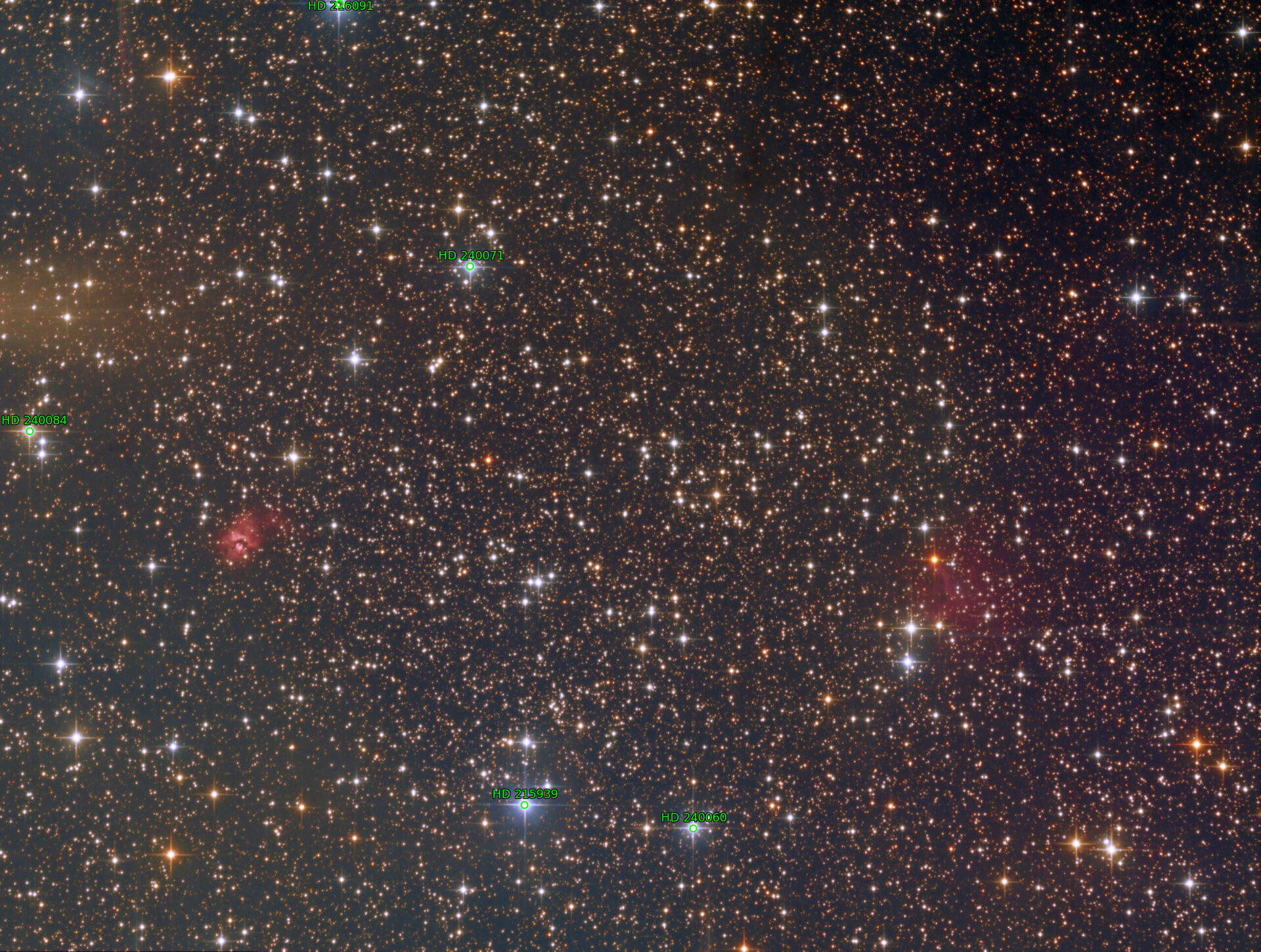 Sternkarten-Overlay (Astrometry.net)