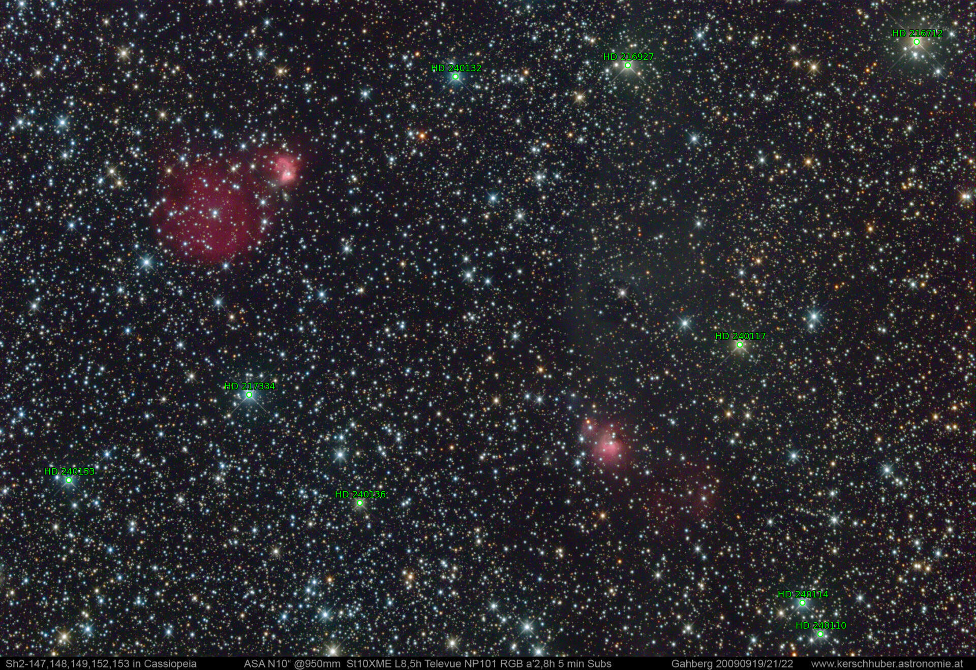 Sternkarten-Overlay (Astrometry.net)