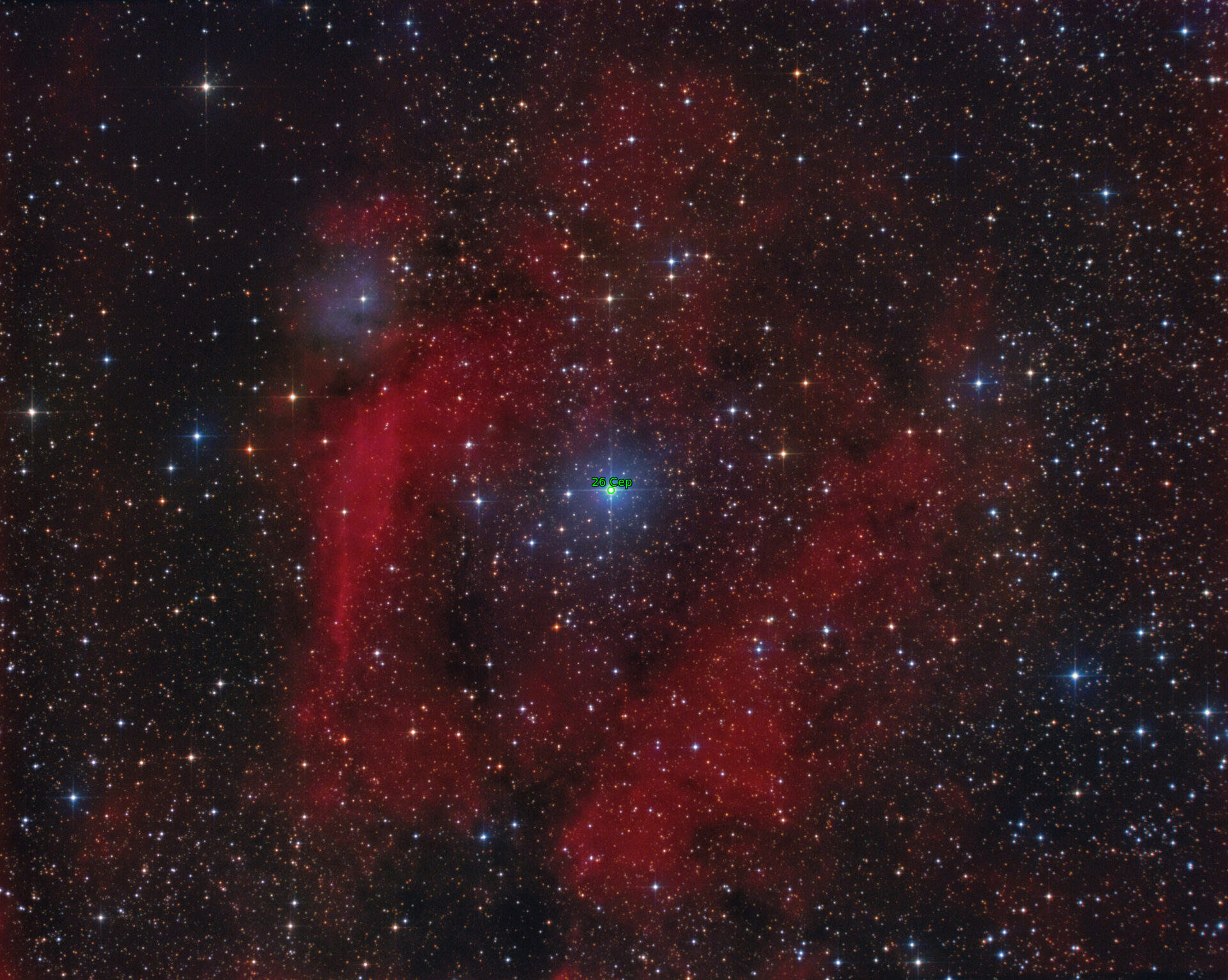 Sternkarten-Overlay (Astrometry.net)
