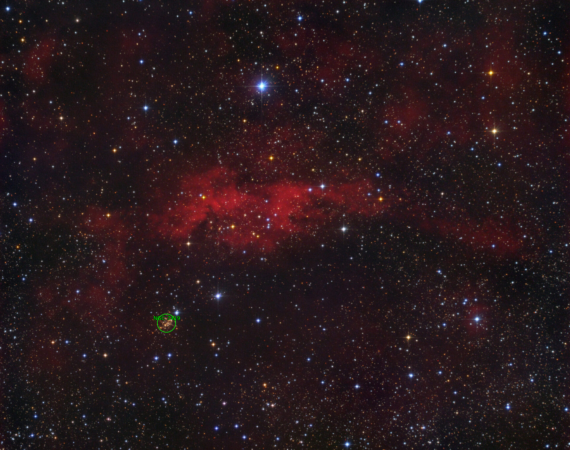 Sternkarten-Overlay (Astrometry.net)