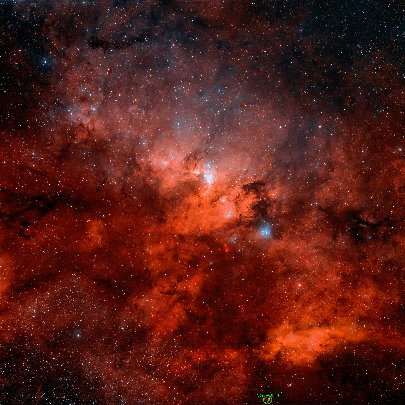 Sternkarten-Overlay (Astrometry.net)