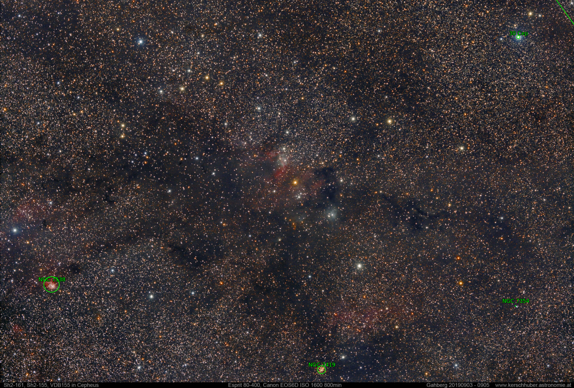 Sternkarten-Overlay (Astrometry.net)