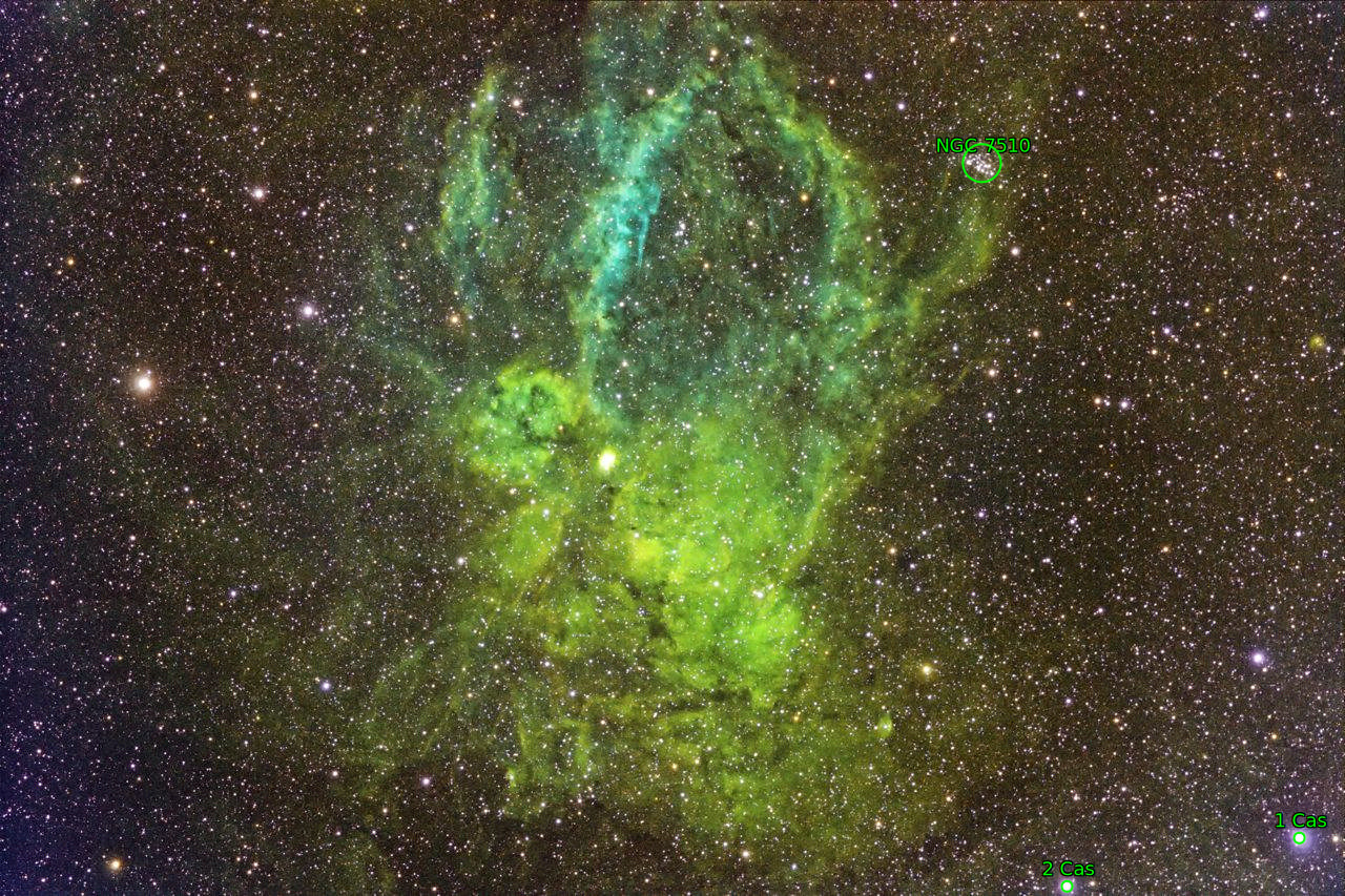 Sternkarten-Overlay (Astrometry.net)