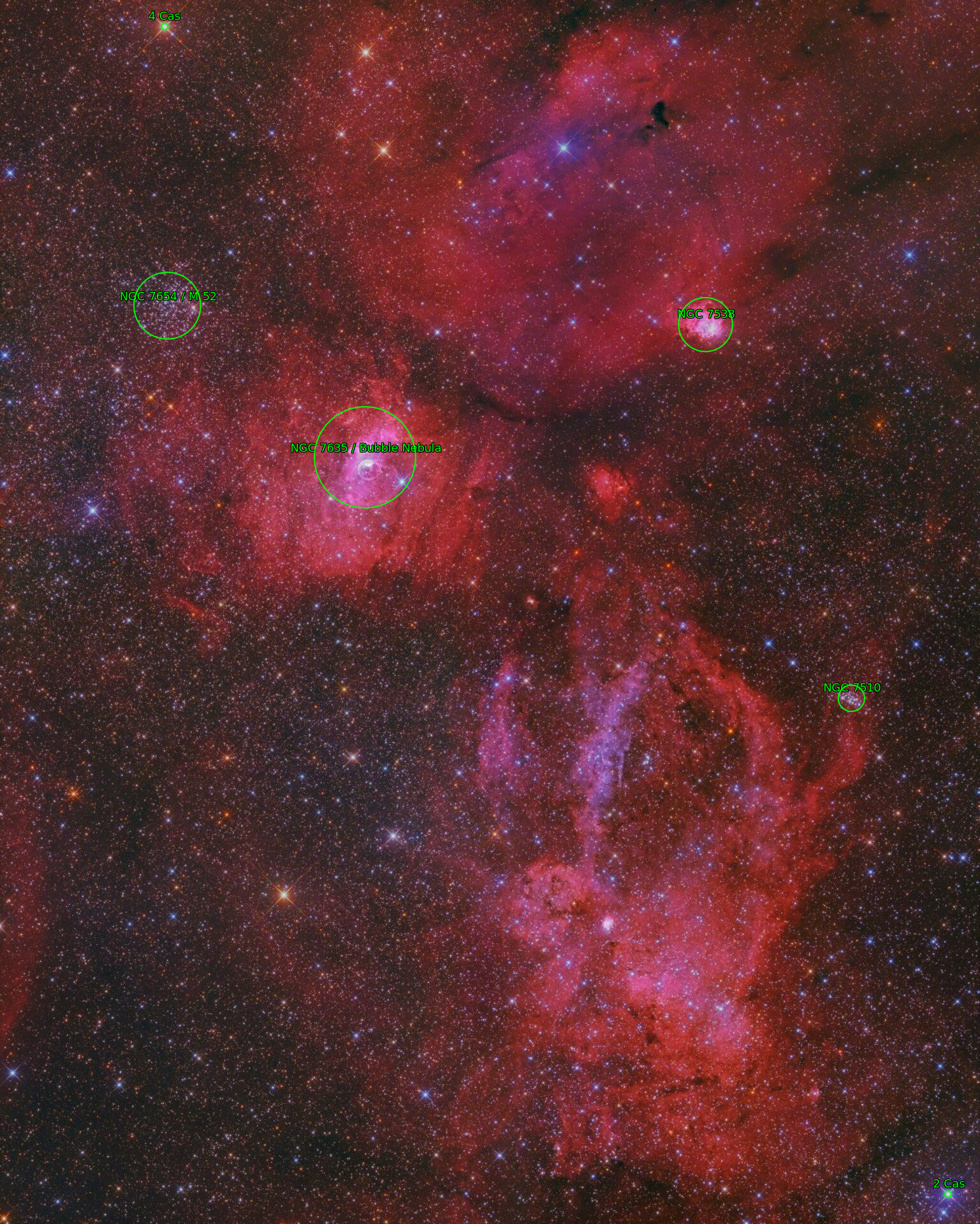 Sternkarten-Overlay (Astrometry.net)