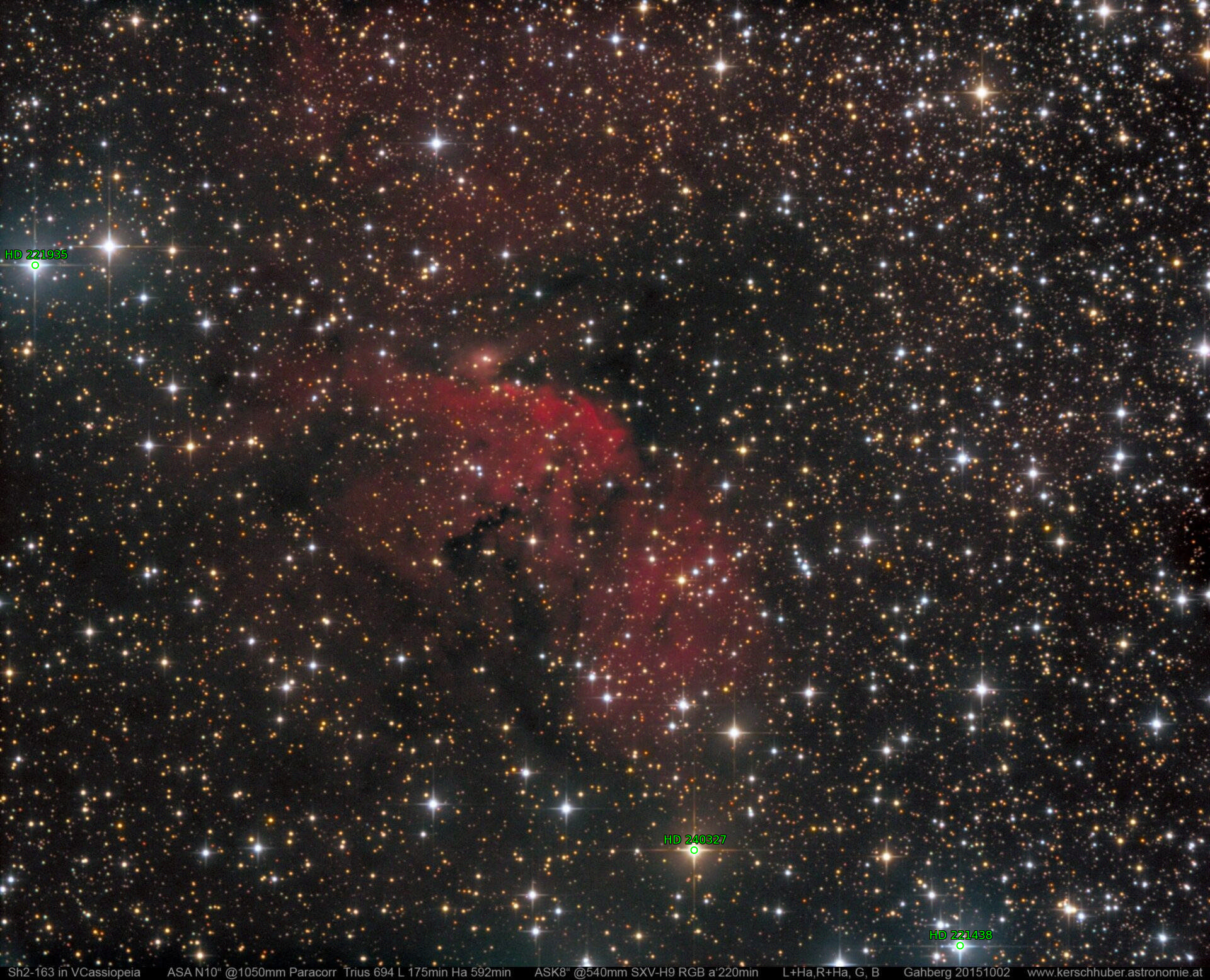 Sternkarten-Overlay (Astrometry.net)