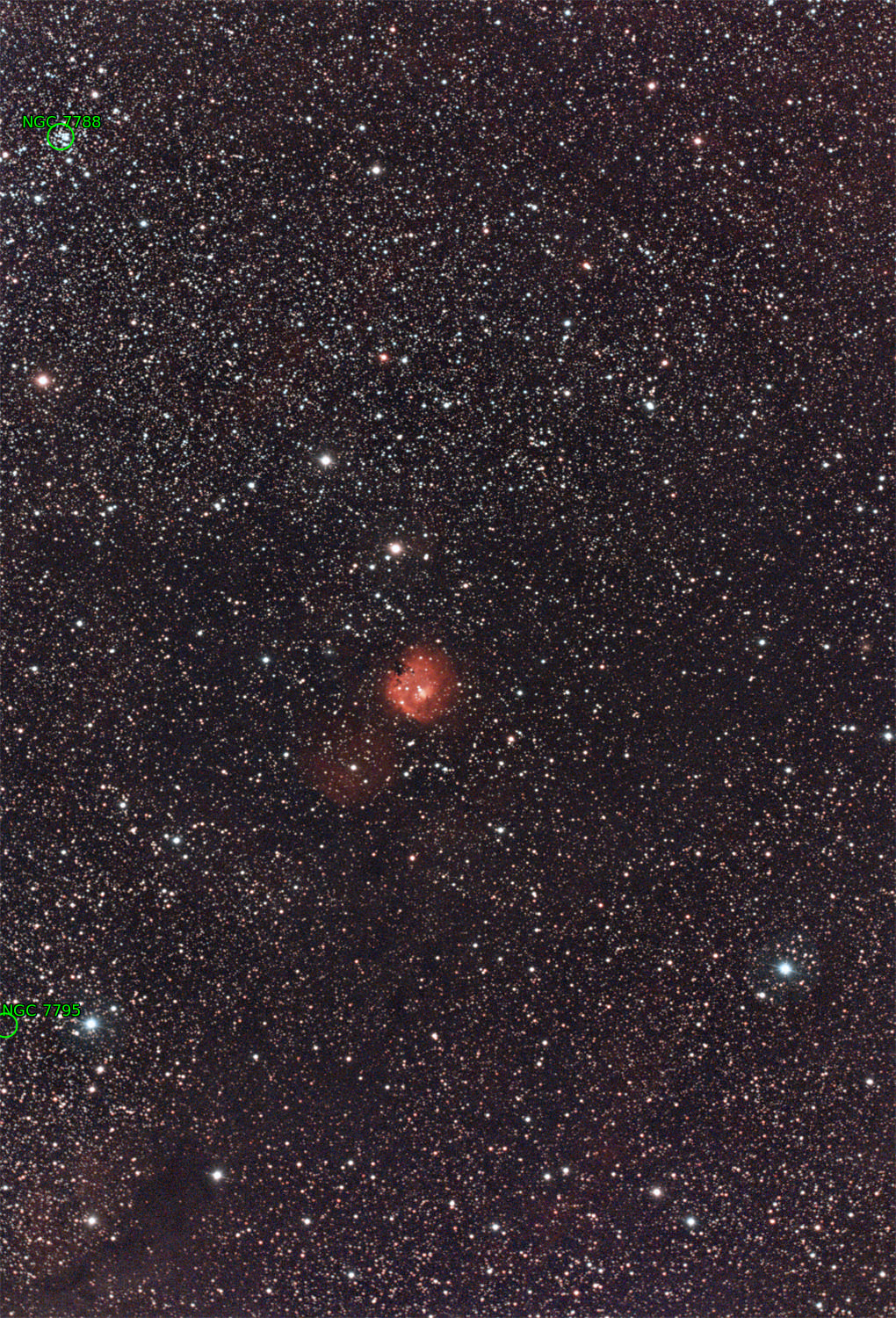 Sternkarten-Overlay (Astrometry.net)
